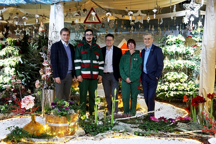 Noch bis Freitag, den 23. Dezember, immer von Donnerstag bis Sonntag, jeweils von 10 bis 20 Uhr findet die Weihnachtsausstellung und der Adventmarkt der Wiener Stadtgärten statt. © Votava/PID