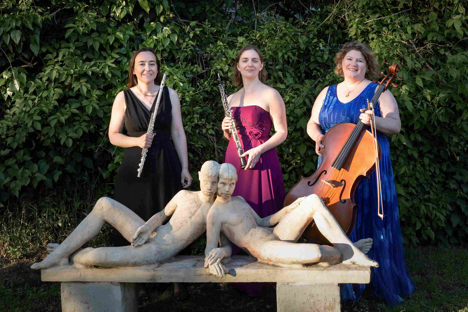 „Trio Charoux“ – Agnes Zehetner, Ulrike Schöberl und Angela Kail; © HB Photographie – Daniela Hofmeister